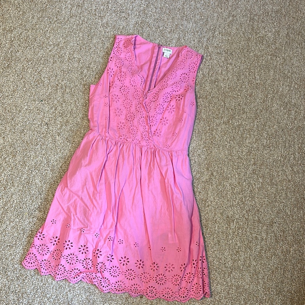 J crew eyelet dress